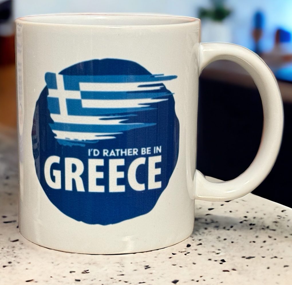 I'd rather be in Greece Mug